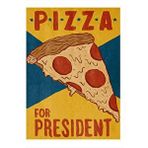 Tablomega Pizza Temalı Hediyelik Mdf Tablo 25cmx 35cm
