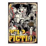 Tablomega Pulp Fiction Art 35x50 cm Mdf Poster