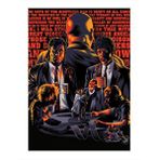 Tablomega Pulp Fiction Dekoratif Ahşap Tablo 25cmx 35cm