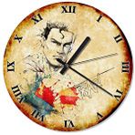 Tablomega Retro Superman Tasarım 30x30 cm Duvar Saati