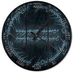 Tablomega SAAT-1074-50 Yüzüklerin Efendisi Elfçe Sessiz 50 cm Çap Duvar Saati