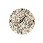 Tablomega Saat-1194-30 Yüz Dolarlar Baskılı 30 Cm Çap Duvar Saati