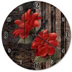 Tablomega SAAT-1412-30 Zaman Ve Gül Sessiz 30 cm Çap Duvar Saati