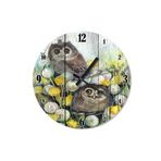 Tablomega SAAT-1503-30 Sevimli Baykuşlar Tasarım 30cm Çap Duvar Saati