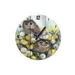 Tablomega Saat-1503-50 Sevimli Baykuşlar Tasarım 50 cm Duvar Saati