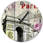 Tablomega SAAT-1549-50 Paris Zafer Takı(Arc De Triomphe) Tasarım 50 cm Çap Duvar Saati