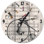 Tablomega SAAT-1560-30 Yusufçuk Ve Eski Bisiklet 30 cm Çap Duvar Saati