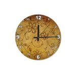 Tablomega Saat-157-30 Yasemin Çiçekleri Ahşap 30 Cm Çap Duvar Saati