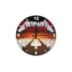 Tablomega SAAT-177-50 Metalica Death Ahşap 50 cm Çap Duvar Saati