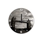 Tablomega SAAT-234-50 Londra Köprüsü Ahşap 50 cm Çap Duvar Saati