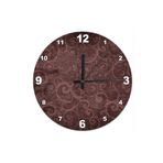 Tablomega SAAT-374-30 Tribal Çiçek Motifi Analog 30 cm Çap Duvar Saati