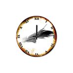 Tablomega SAAT-534-30 Siyah Kuş Tüyü Analog 30 cm Çap Duvar Saati