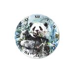 Tablomega SAAT-651-30 Keyfine Düşkün Sevimli Panda Şekilli 30cm Çap Duvar Saati