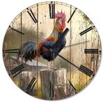 Tablomega SAAT-675-30 Öten Horoz Şekilli 30cm Çap Duvar Saati
