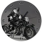 Tablomega SAAT-745-50 Motorcu Bugs Bunny 50 cm Çap Duvar Saati