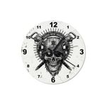 Tablomega SAAT-764-30 Terör Kurukafa Akarlı 30 cm Çap Duvar Saati