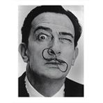 Tablomega Salvador Dali Dekoratif Ahşap Tablo 25cmx 35cm