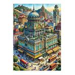 Tablomega Şehirde Yaşam Dekoratif Ahşap Tablo 35cm X50cm