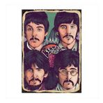 Tablomega The Beatles Art 25x35 cm Mdf Poster