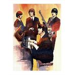Tablomega The Beatles Hediyelik Ahşap Tablo 25cmx 35cm