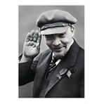 Tablomega Vladimir Lenin Desenli Ahşap Tablo 35cm X50cm