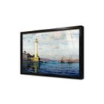 Tablosan Ahır Kapı Feneri Boğaz Çerçeveli Cam Tablo 60X90 Cm Cb23061