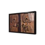 Tablosan Ahşap Oyma Kapı Çerçeveli Cam Tablo 20X30 Cm Ca36007