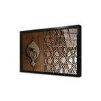 Tablosan Ahşap Oyma Kapı Çerçeveli Cam Tablo 20X30 Cm Ca36027