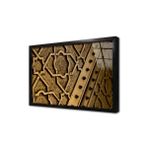 Tablosan Ahşap Oyma Kapı Çerçeveli Cam Tablo 30X40 Cm Ca36025