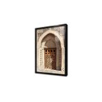 Tablosan Ahşap Oyma Kapı Çerçeveli Cam Tablo 50X70 Cm Ca36021