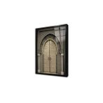 Tablosan Ahşap Oyma Kapı Çerçeveli Cam Tablo 60X90 Cm Ca36018
