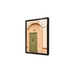 Tablosan Ahşap Oyma Kapı Çerçeveli Cam Tablo 60X90 Cm Ca36023