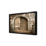 Tablosan Ahşap Oyma Kapı Çerçeveli Cam Tablo 60X90 Cm Ca36024