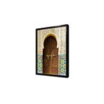 Tablosan Ahşap Oyma Kapı Çerçeveli Cam Tablo 60X90 Cm Ca36026