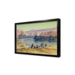 Tablosan Alman Yada Göl Kenarı Eğlenceleri Çerçeveli Mdf Tablo 60 X 90 Cm Mb21287