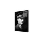 Tablosan Askeri Kıyafetiyle Genç Atatürk Çerçeveli Cam Tablo 60X90 Cm Ca02092
