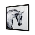 Tablosan At Çerçeveli Cam Tablo
