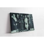 Tablosan Atatürk Amanullah Han Ve İsmet İnönü Kanvas Tablo 120 X 180 Cm Ka02063