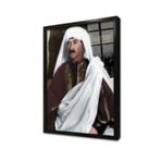 Tablosan Atatürk Arap Kıyafetiyle Çerçeveli Cam Tablo 60x90 Cm CA02139