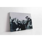 Tablosan Atatürk Arazide İnceleme Yaparken Kanvas Tablo 100 X 150 Cm Ka02060