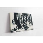 Tablosan Atatürk Cumhuriyet Balosu Yemeğinde Kanvas Tablo 40 X 60 Cm Ka02070