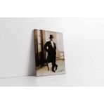 Tablosan Atatürk Fransada Smokinli Pozu Kanvas Tablo 140 X 210 Cm Ka02075