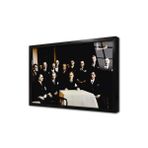 Tablosan Atatürk İsmet İnönü Ve Kurmaylarıyla Çerçeveli Cam Tablo 60X90 Cm Ca02065
