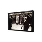 Tablosan Atatürk Kurmaylarıyla Çerçeveli Mdf Tablo 30 X 40 Cm Ma02238