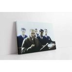 Tablosan Atatürk Lakap Ve Ünvanları Kaldırılması Kanvas Tablo 120 X 180 Cm Ka02189
