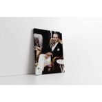 Tablosan Atatürk Türk Kahvesi İçerken Kanvas Tablo 30 X 40 Cm Ka02104