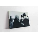 Tablosan Atatürk Yaşlı Kadınla Konuşurken Kanvas Tablo 100 X 150 Cm Ka02048