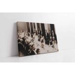 Tablosan Atatürk Yemek Masasında Kanvas Tablo 30 X 40 Cm Ka02151