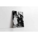 Tablosan Atatürkün Manevi Kızıyla Kanvas Tablo 30 X 40 Cm Ka02141