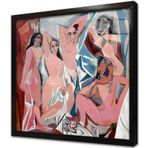 Tablosan Avignonlu Kadınlar Pablo Picasso 80x80 cm Kanvas Tablo